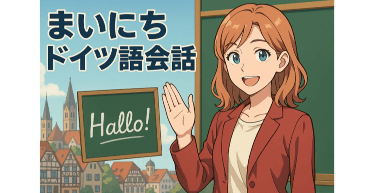 まいにちドイツ語会話_15日目｜まーちゃん / ざきさん