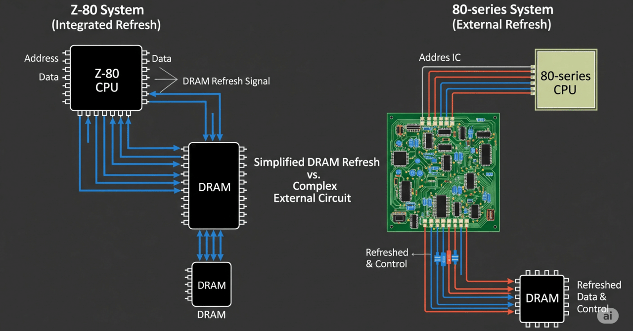 なっち　マスタープログラム Z-80を選んだ理由 - DRAMリフレッシュ｜kzn