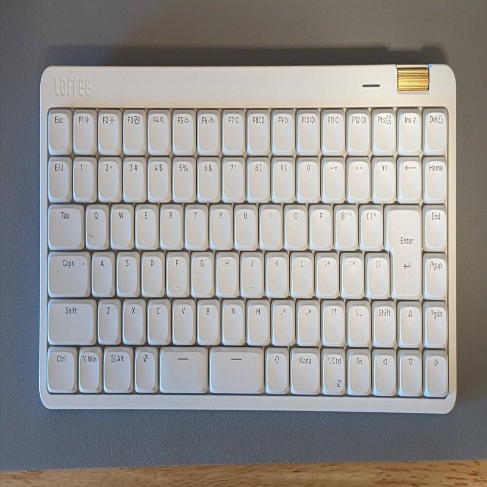 Lofree Flow lite JIS版を使ってみて、良いキーボードだと感じたが