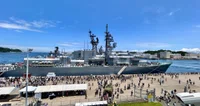 海上自衛隊史上初「田戸台分庁舎」× 世界三大記念艦「三笠」ダブル・ロ