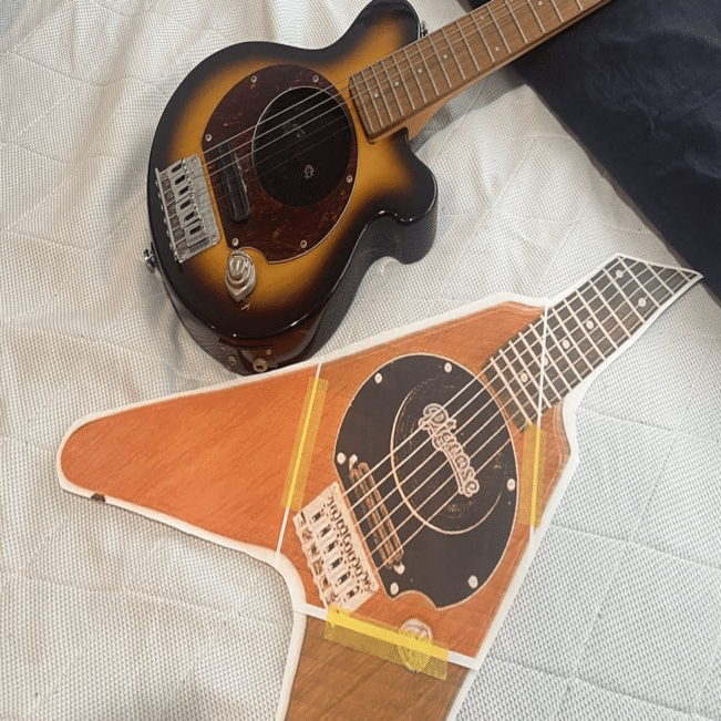 ジャンクギター遊び】Pignose PGG-100 V-shape Mod.(その①テンプレと