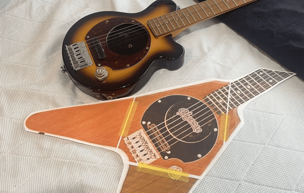 ジャンクギター遊び】Pignose PGG-100 V-shape Mod.(その①テンプレと