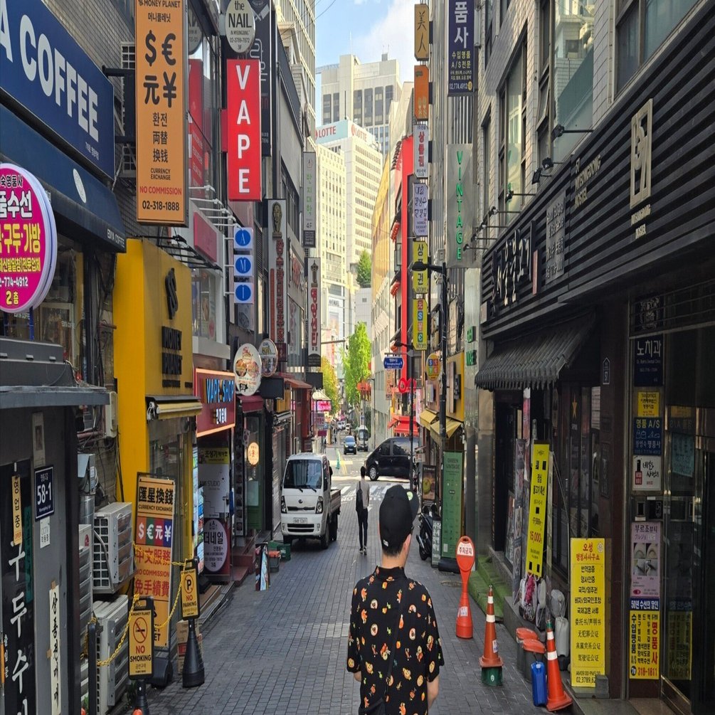 Han S am Sook 韓国女流作家、真作。 波うねる東海岸。 50歳にし