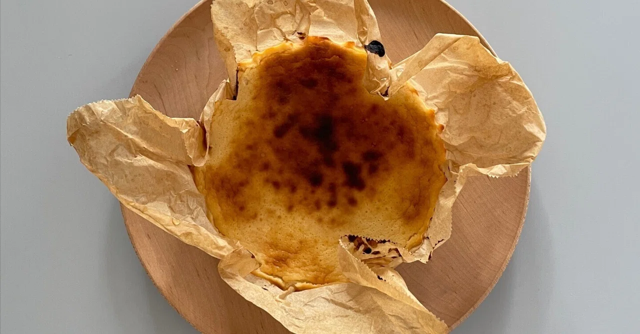 Rectangular Basque Cheesecake Radically Modified Basque Cheesecake | Mascarpone Cheese Consumption 02 ...