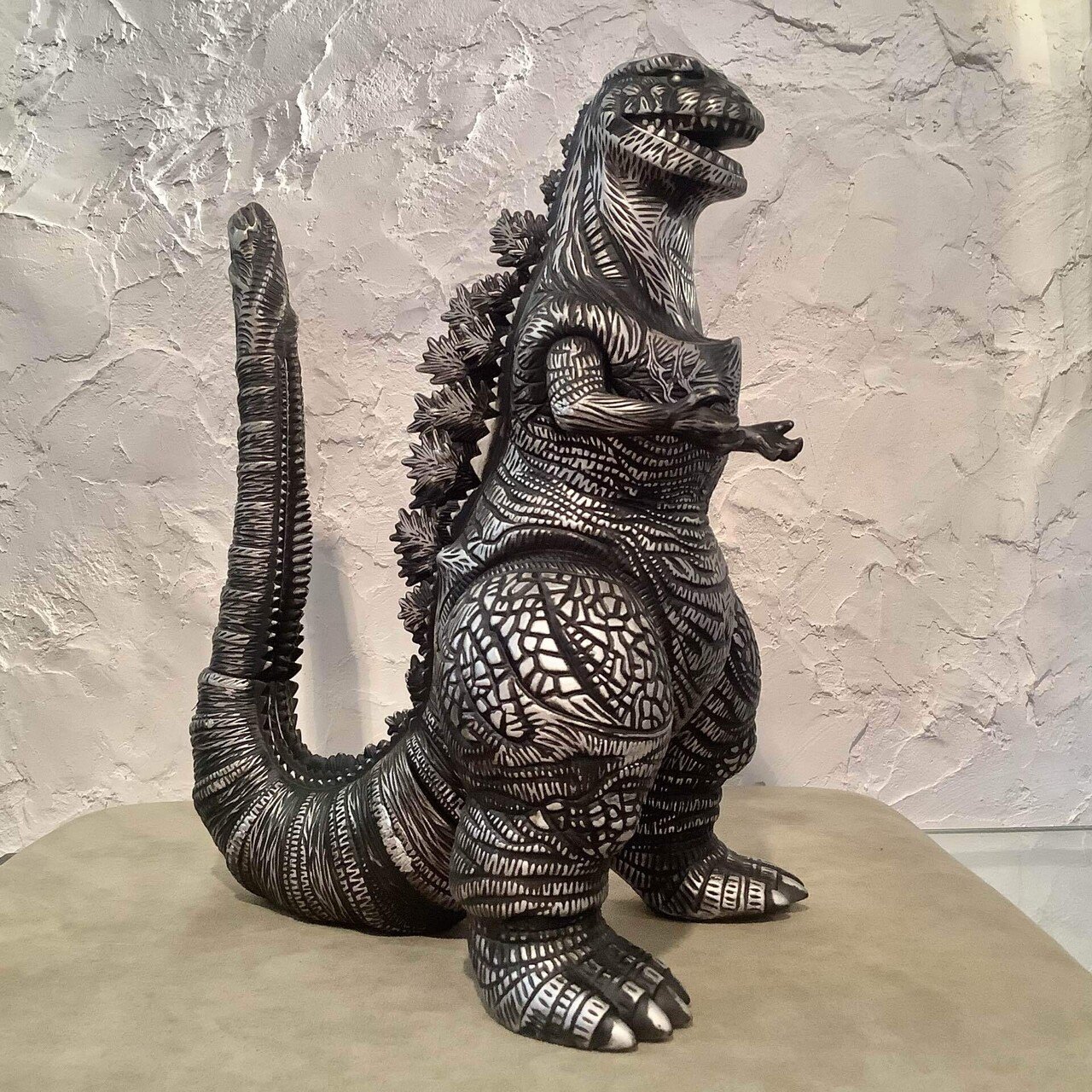 haraKIRI GODZILLA マルサンゴジラ paint by吉坂隆 ソフビ 限定