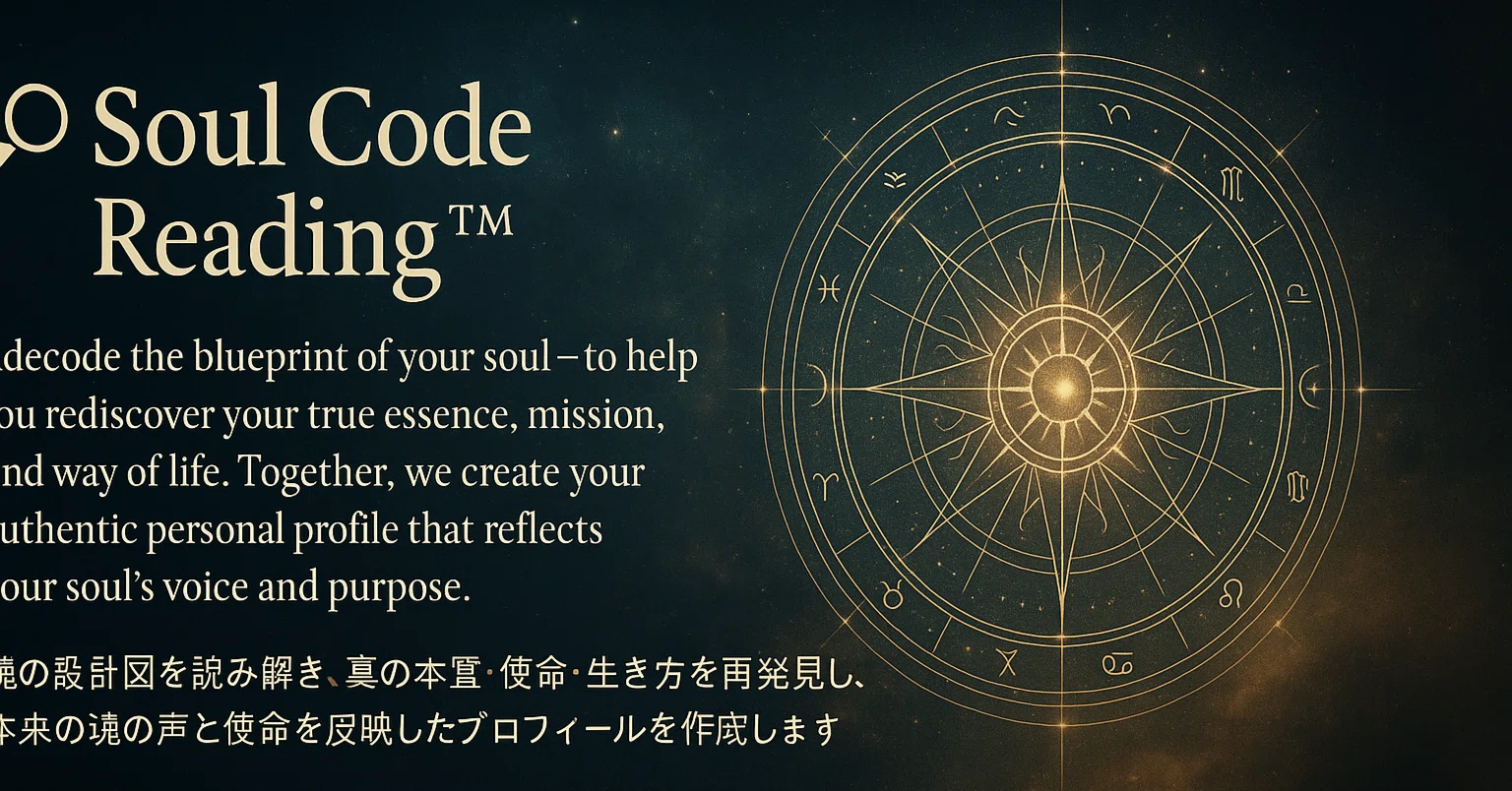 【Soul Code Reading™】【ソウルコード診断™︎】｜note
