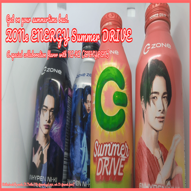 New product review: ZONe ENERGY Summer DRIVE ‐ #ENHYPEN のメンバー