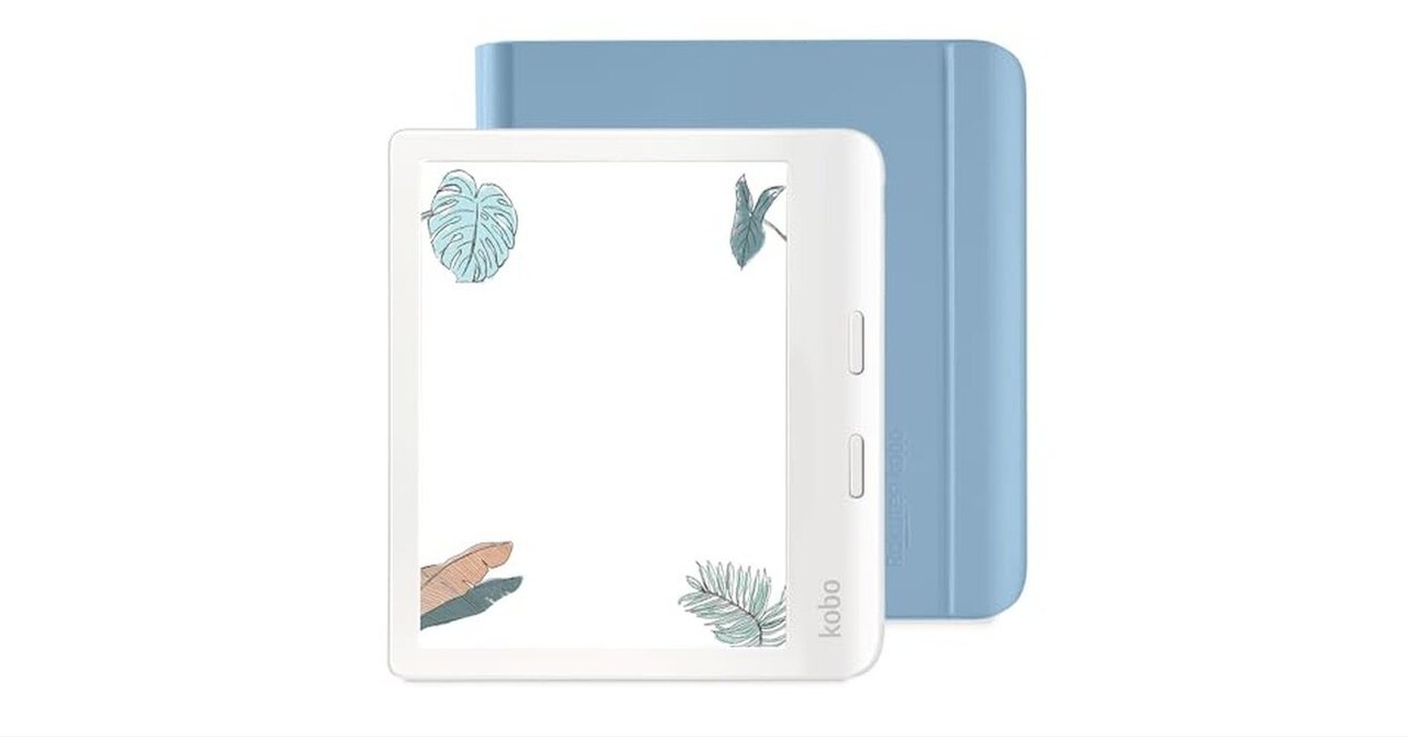 Kobo Libra Colour（ホワイト）ノートブックスリープカバー