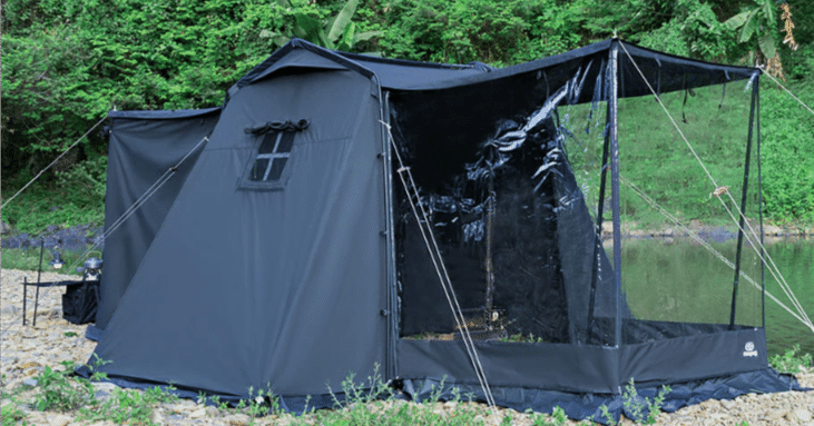 テントバカの新作テント情報(GOGlamping CABIN ロッジテントTC )｜尾上