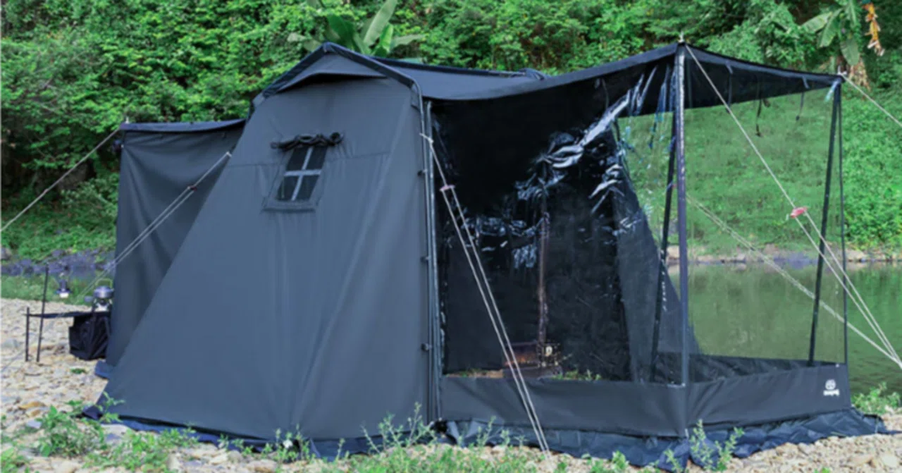 テントバカの新作テント情報(GOGlamping CABIN ロッジテントTC )｜尾上