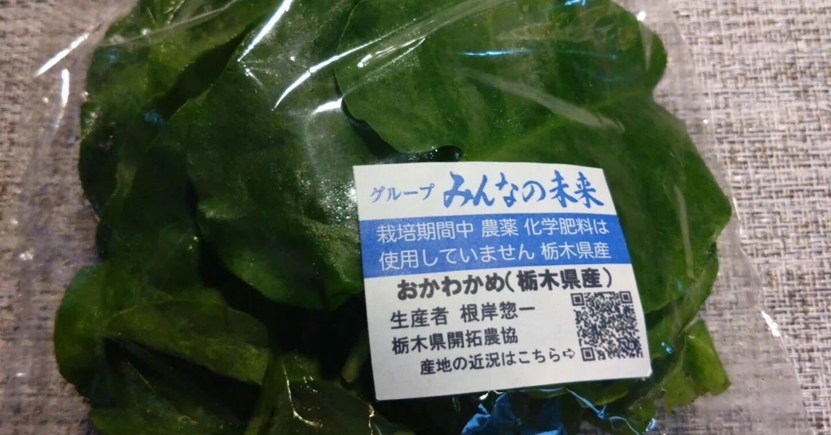 野菜の紹介…おかわかめ(雲南百薬)|ひねもすのたり 野菜の紹介…おかわかめ(雲南百薬)|ひねもすのたり
