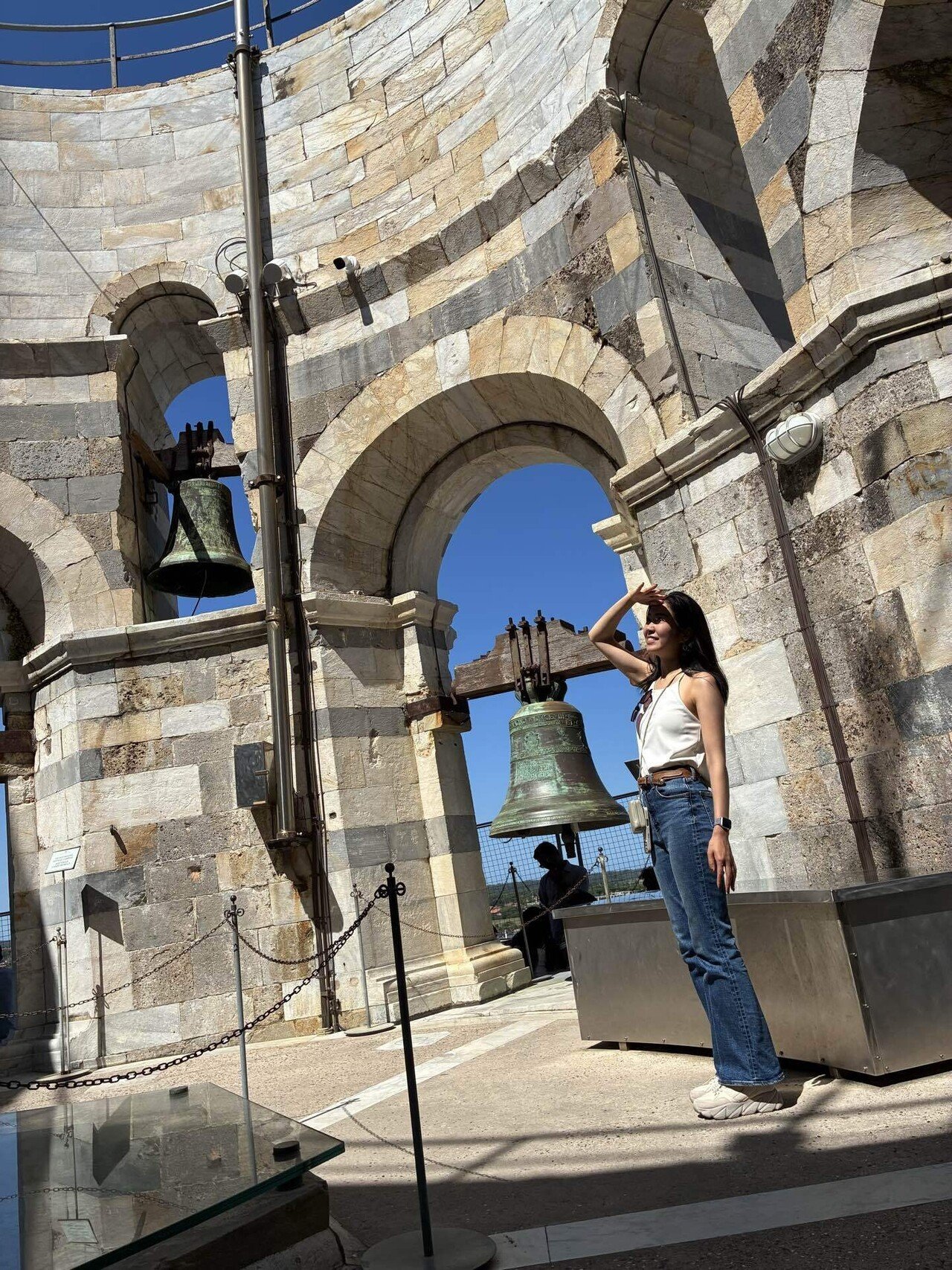 ピサの斜塔】思ったよりも傾いてるわ｜Saki