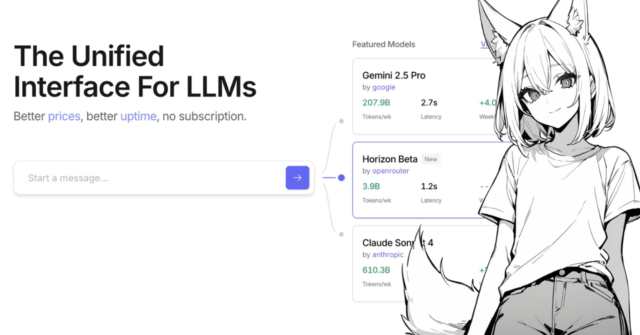 GPT5と噂されているHorizon Betaを使う方法｜けいすけ