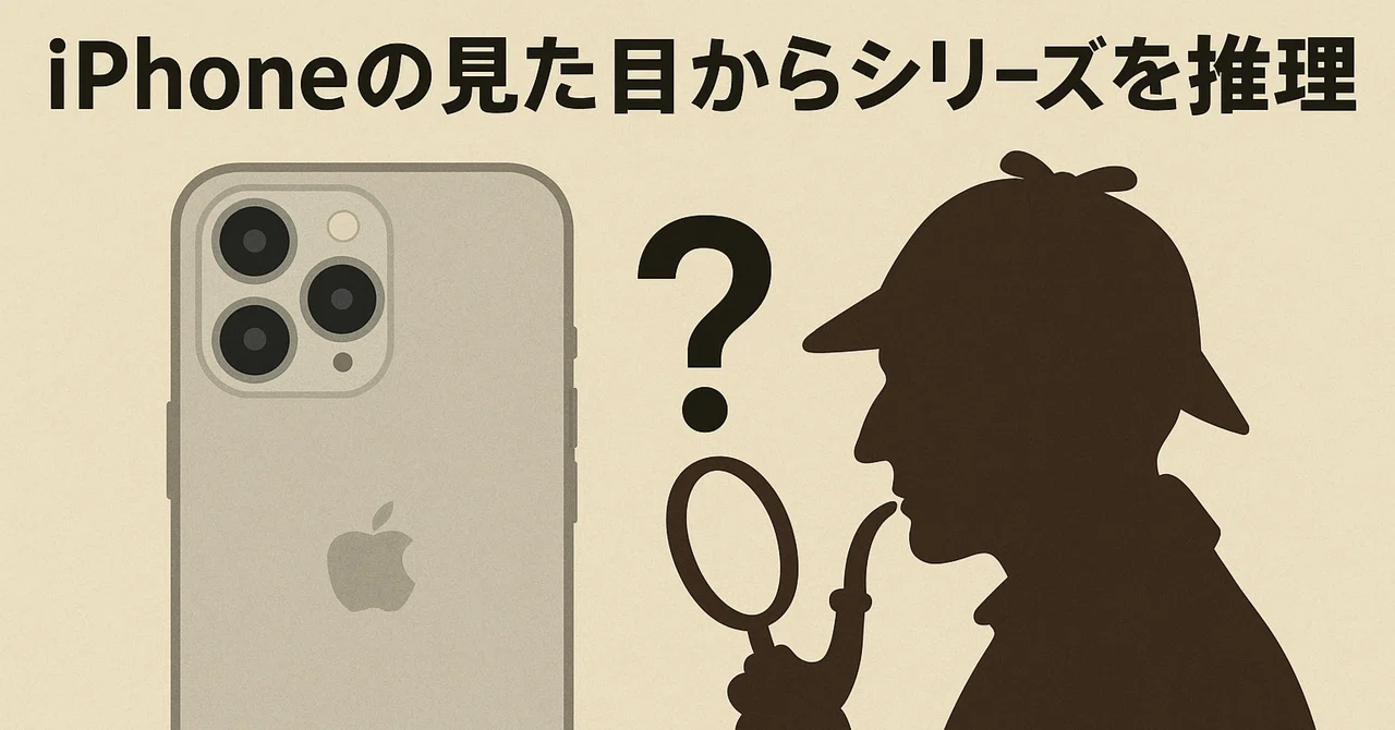 「あなた、iPhone〇〇(シリーズ)をお使いですね?」が言いたいのでiPhoneの見た目を分析してみた|シャルロ22