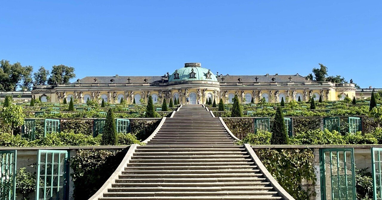 ドイツ旅行記🇩🇪 #6 ポツダムのサンスーシ宮殿を訪れる｜はると