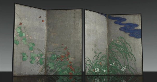 伝】尾形乾山　乾山三世　三浦乾也造　呉須　鉄絵付け　草に鳥の図　掛け花入　茶道具 伝】尾形乾山 乾山三世 三浦乾也造 呉須 鉄絵付け 草に鳥の図