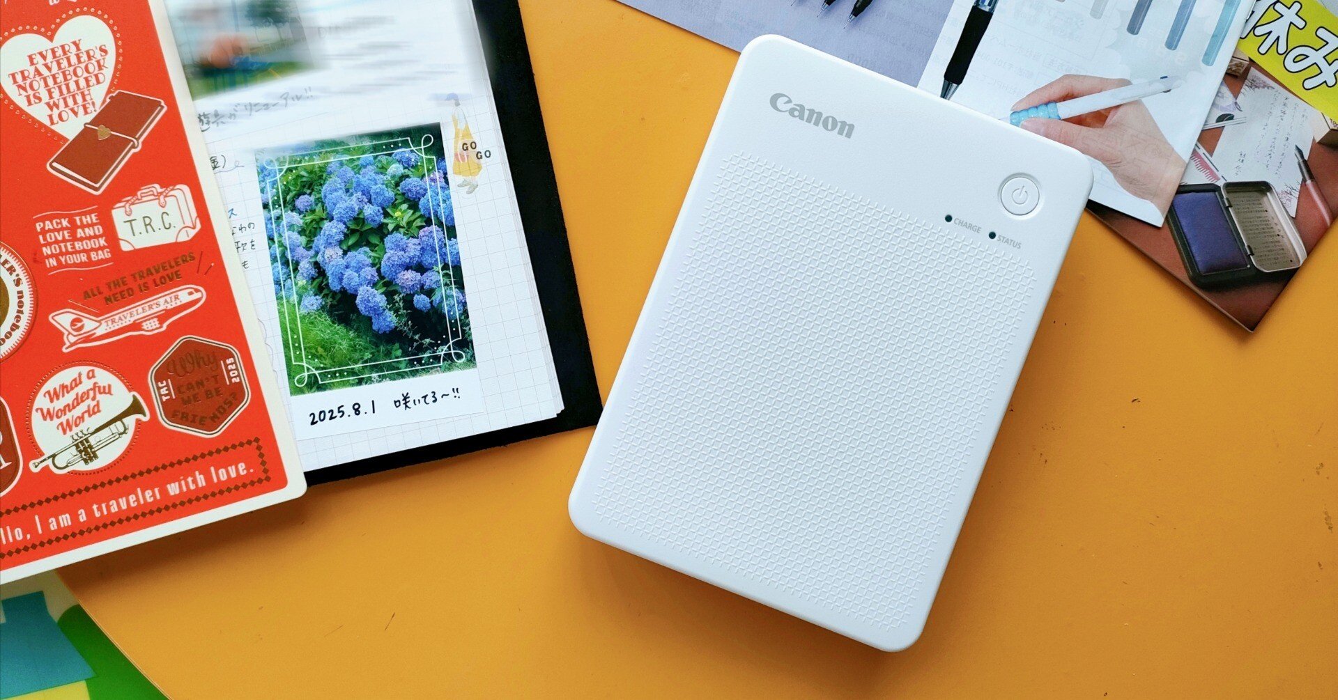 スマホ専用ミニフォトプリンター】セルフィー（SELPHY QX20）がライフ