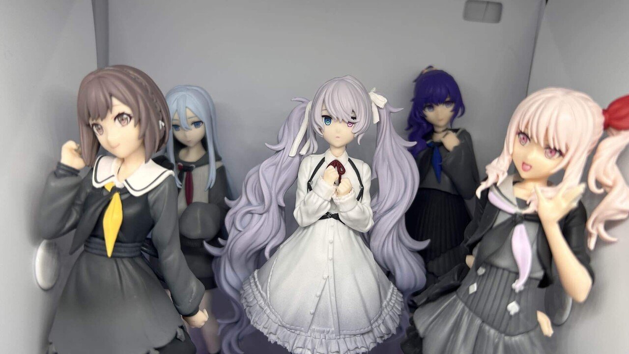 【新品未開封】25時、ナイトコードで。　フィギュア　8体セット 2025年8月4日の雑記:ニーゴフィギュア揃い踏み｜新理ツク