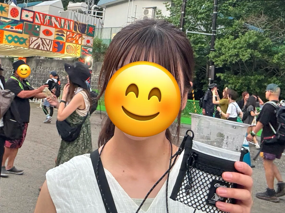 フジロック入口での写真