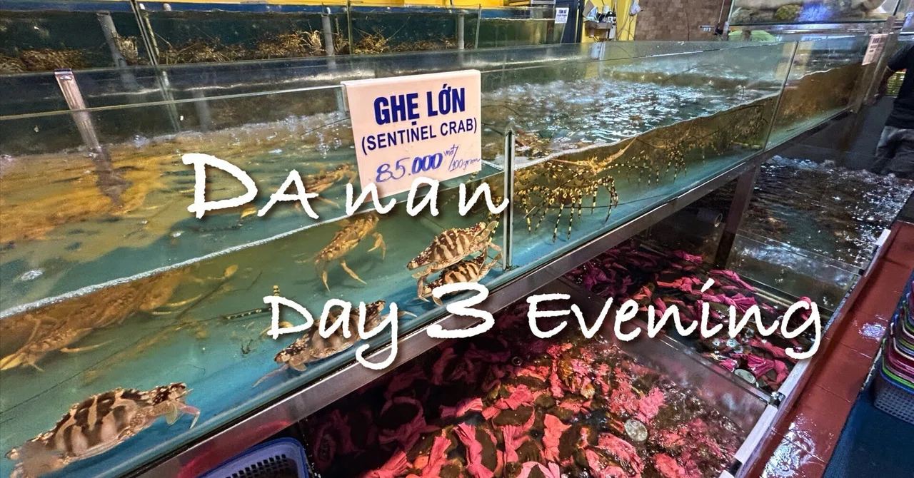 A Blissful Seafood Experience Coloring the Night in Da Nang! #08｜手荷物ヒトツ ...