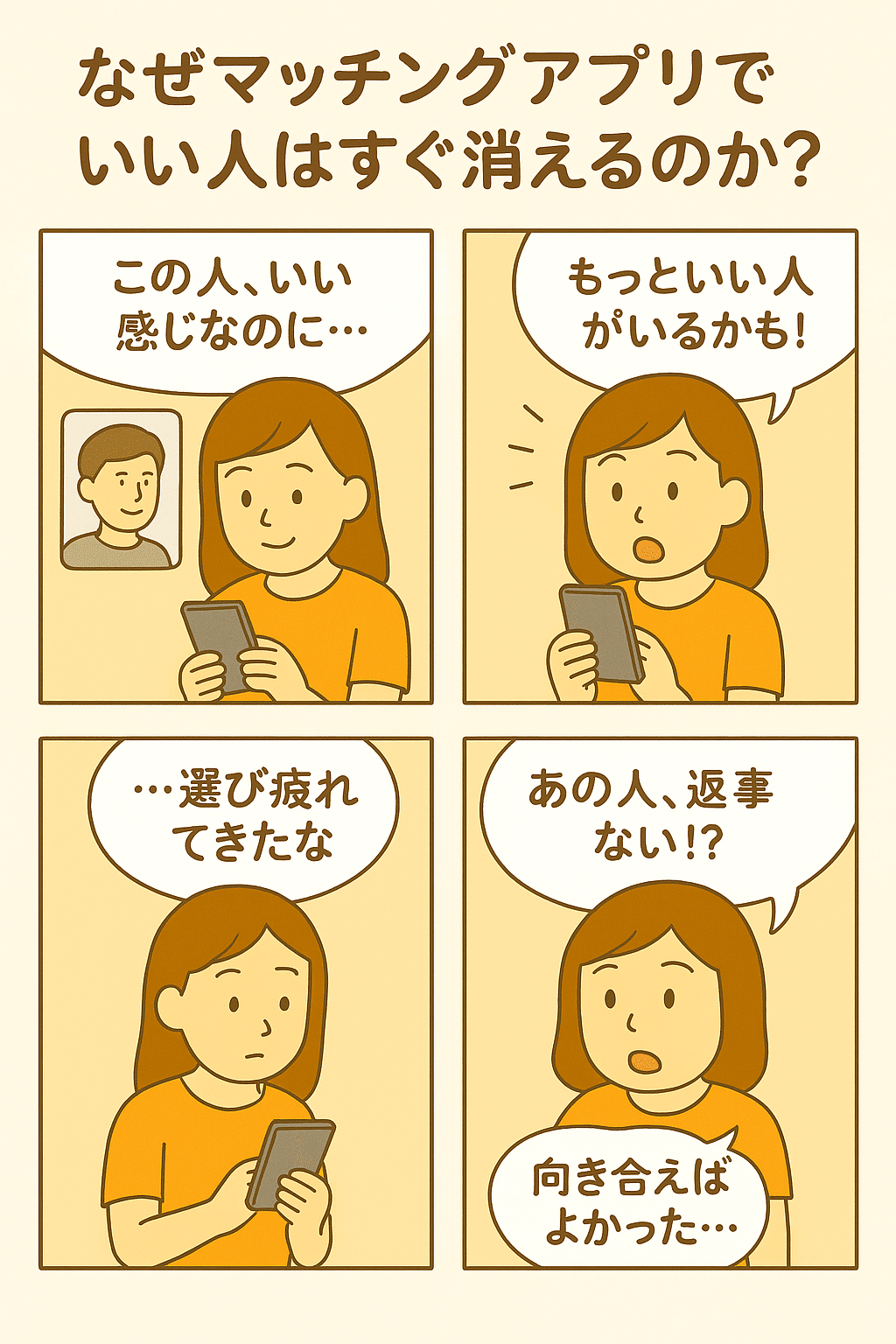 なぜマッチングアプリでいい人はすぐ消えるのか？」〜恋愛がうまくいかない理由は、脳の“ある勘違い”かもしれない〜｜lp_okinawa