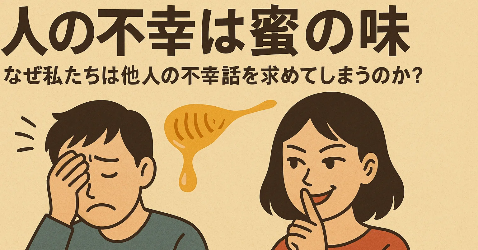 人 の 不幸 は 蜜 の 味