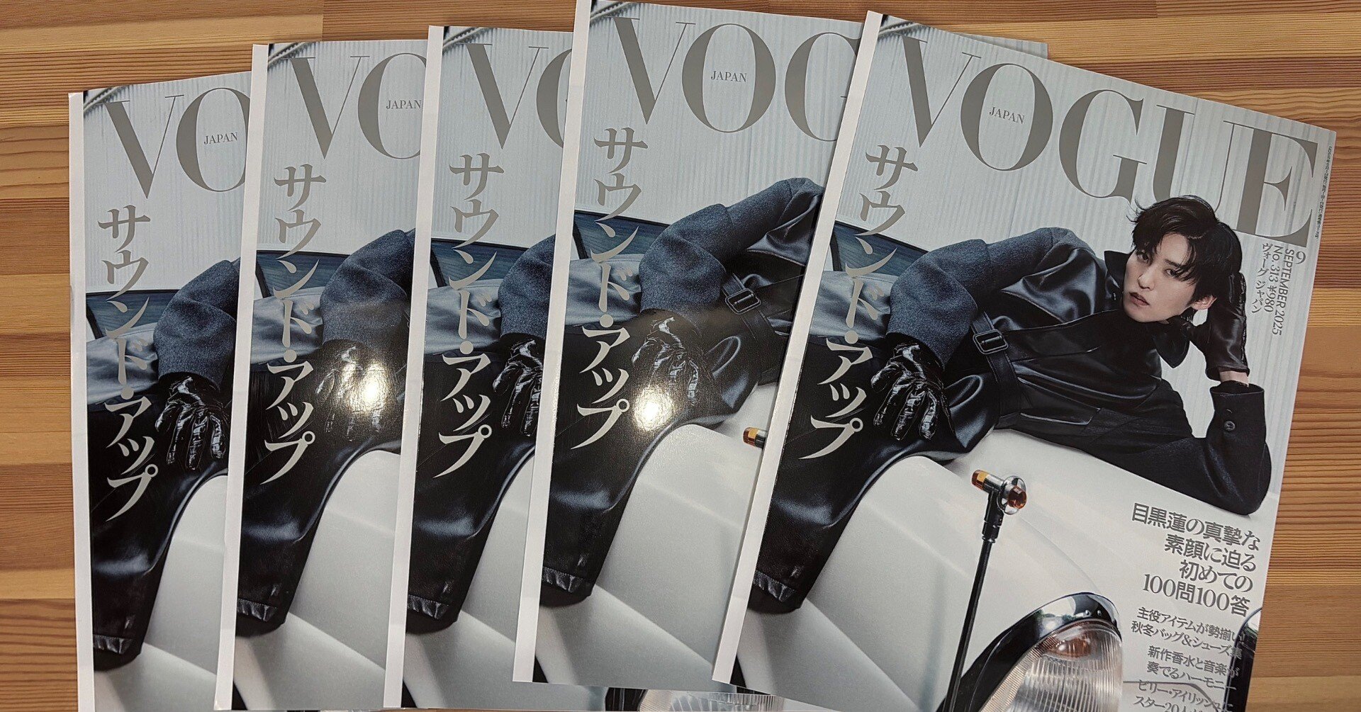 VOGUE JAPAN 9月号 Cover を記念して｜えり日常