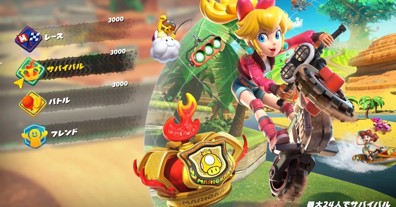I want to recommend the online 'Survival' mode in 'Mario Kart World'｜さんご