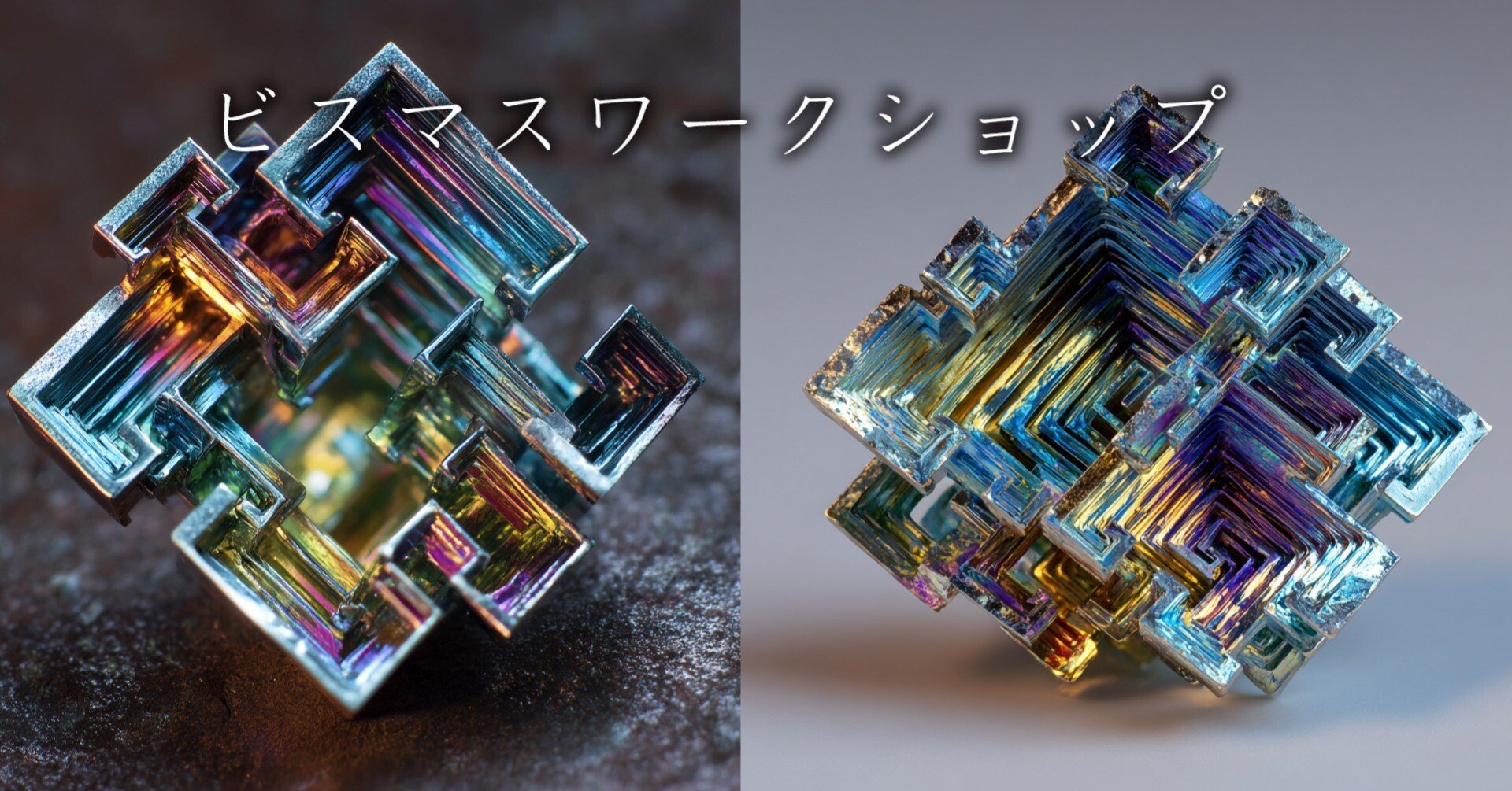 人工ビスマス結晶 ビスマス人工結晶づくり｜さとうかよこ（きらら舎）