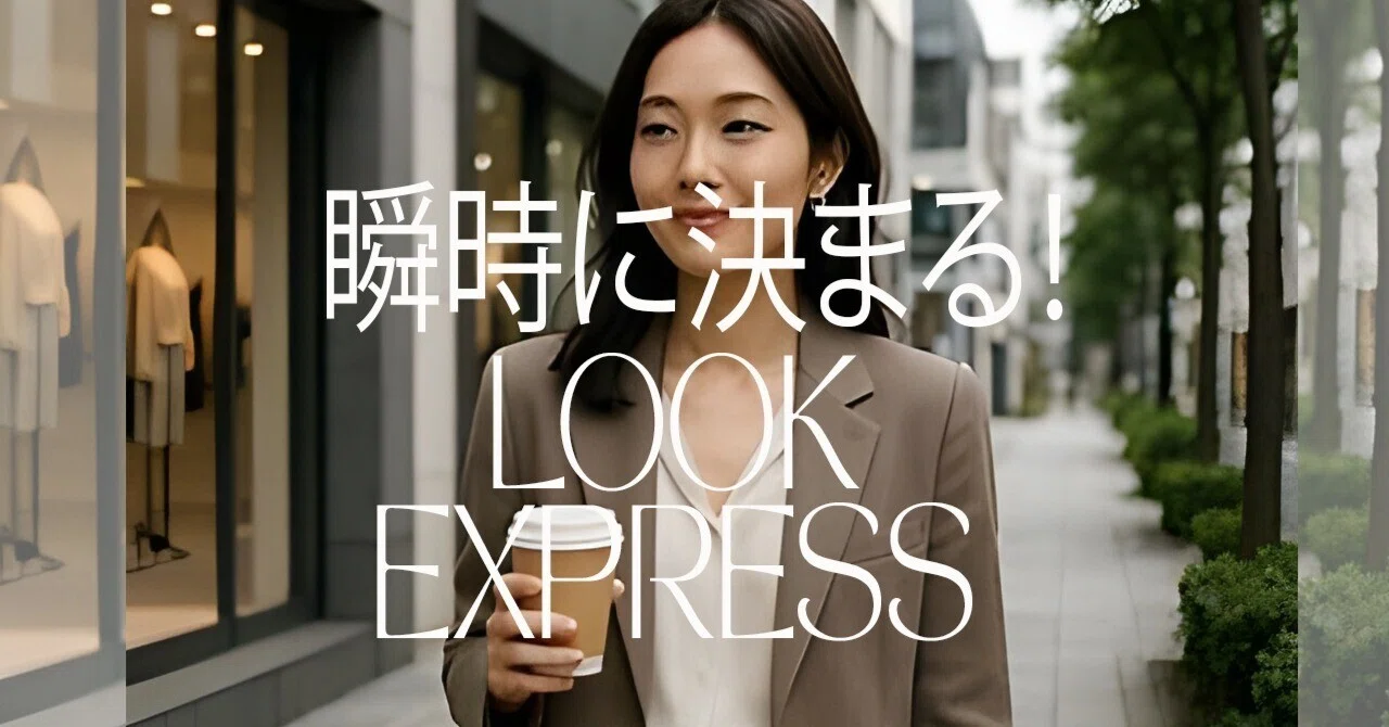 瞬時に決まる!LOOK EXPRESS 15着で実現する、東京とNYのハイブリッドスタイル |西ジョセフ