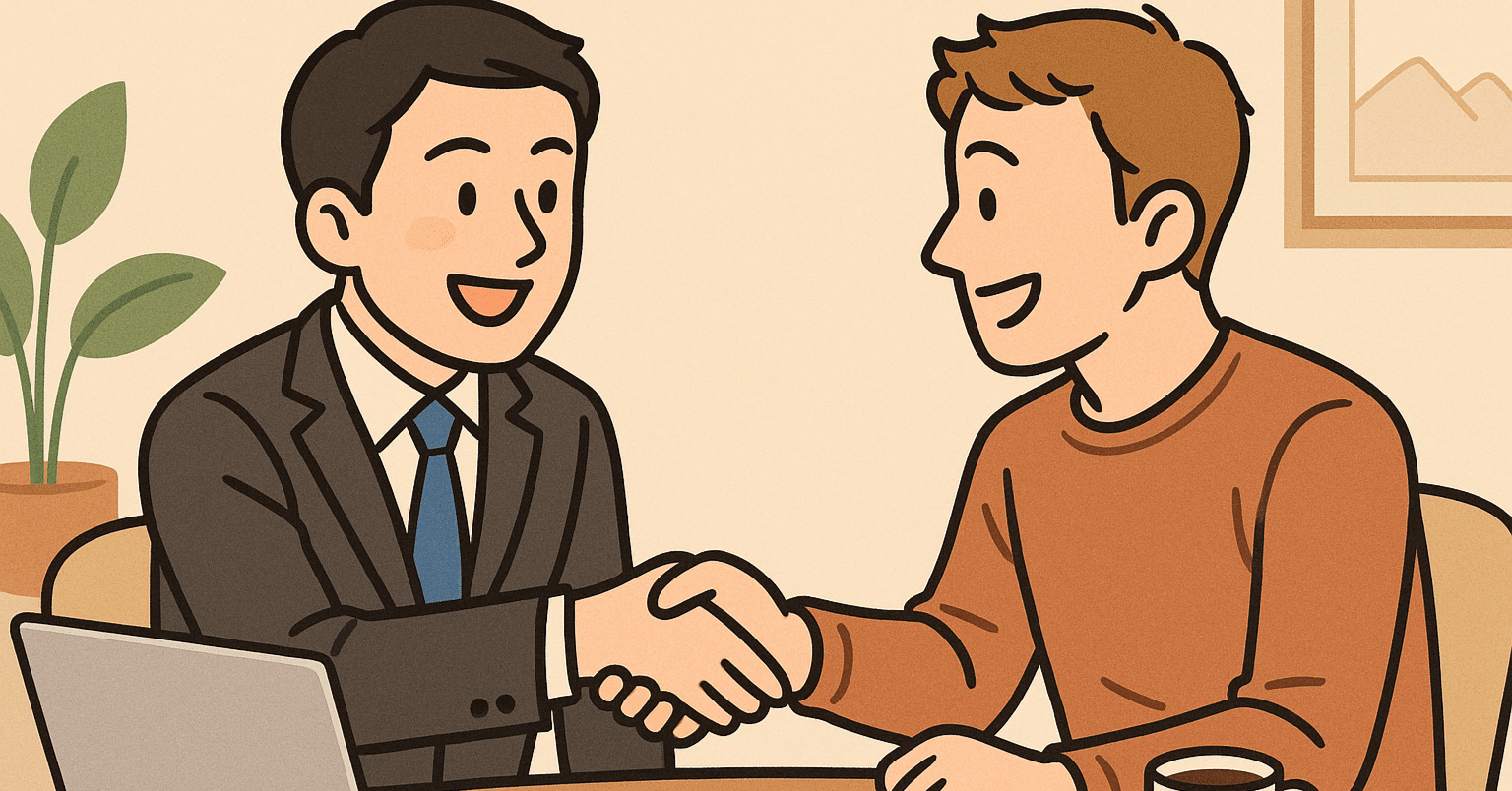 僕が、”お客様”と”友人”の境界線を、あえて曖昧にする理由。仕事を超えた”人間関係”が、最高の成果を生むまで｜車椅子セールスマン｜赤石 理人, image size:1536x804