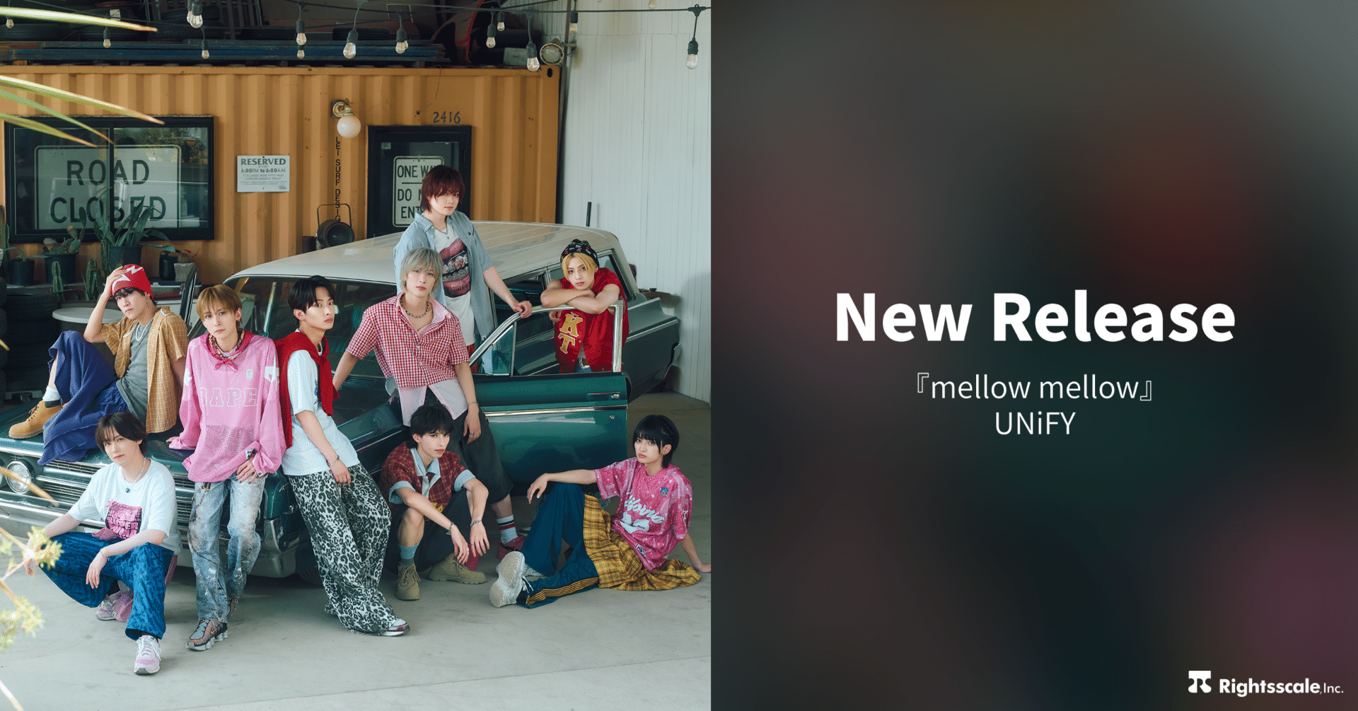 UNiFY、1stアルバム『平成37年』からリード曲「mellow mellow」先行