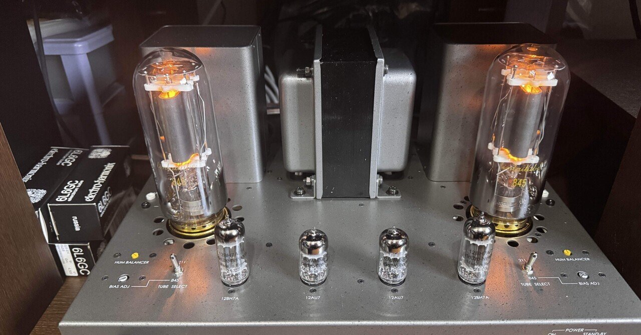 845シングル真空管アンプの製作｜夏目ソウかい