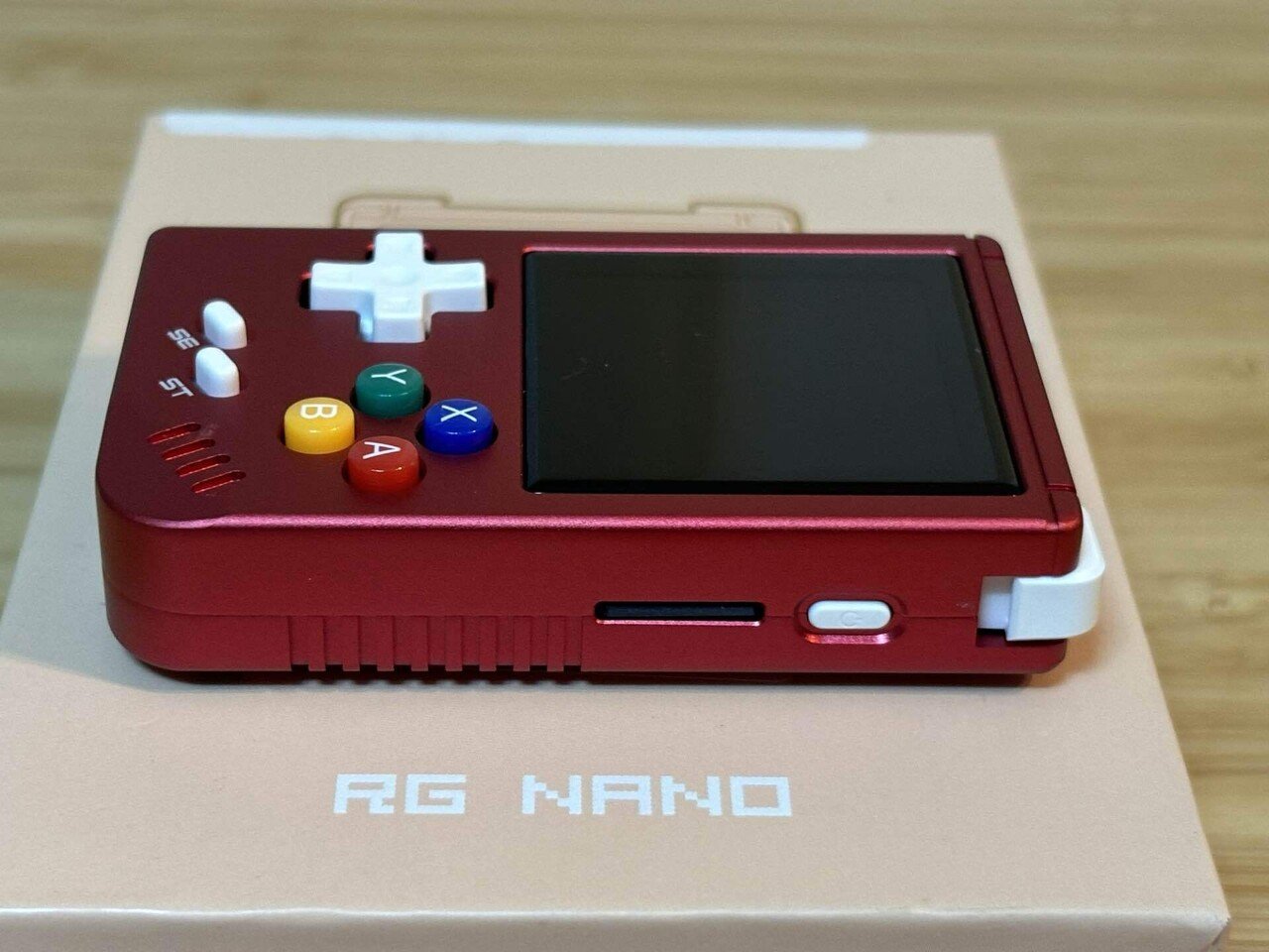 Anbernic RG Nano レッド Anbernic RG Nano Portable Mini Handheld Game Console | Mechdiy