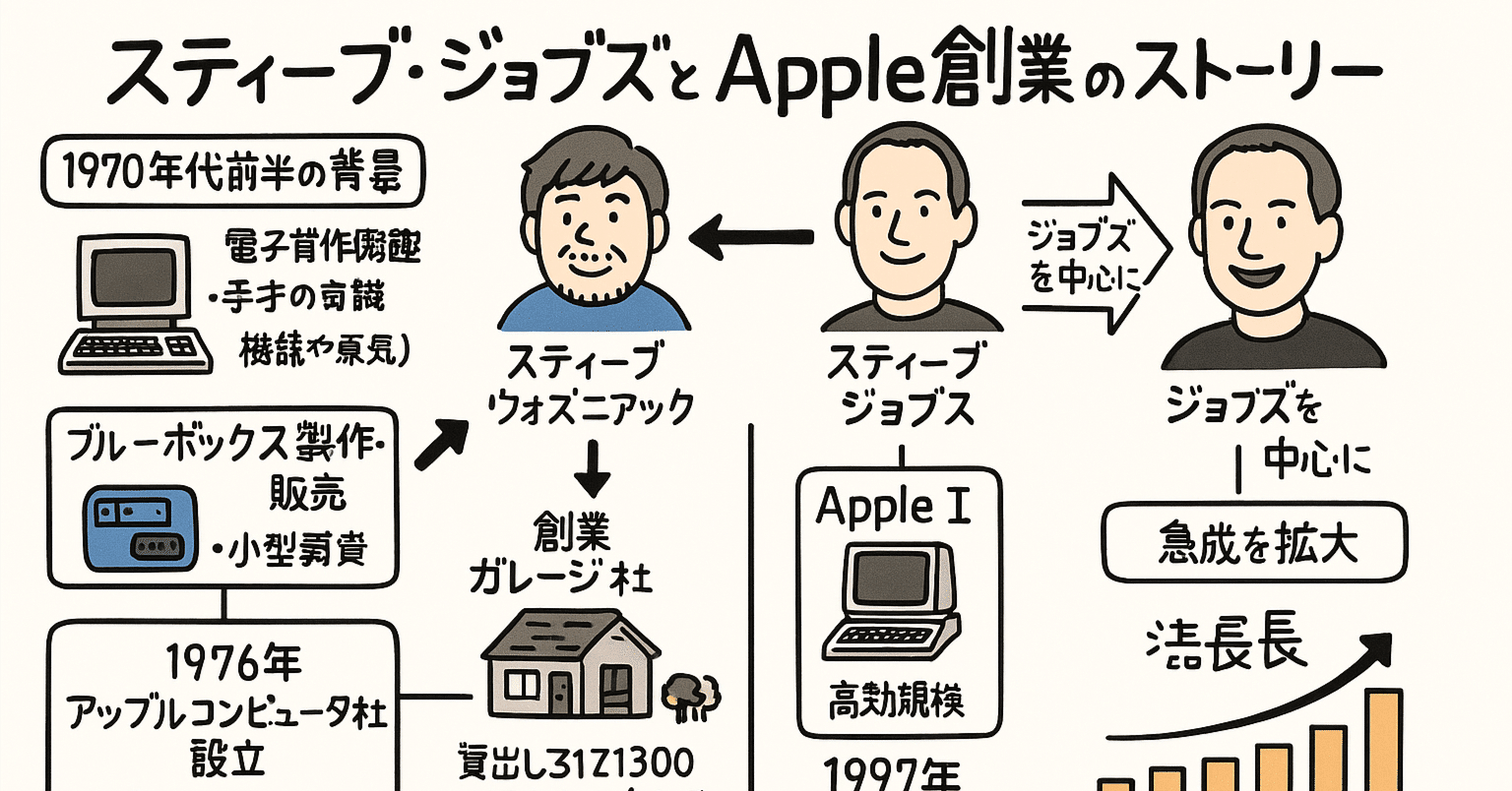 スティーブ・ジョブズとApple創業のストーリー｜KOM