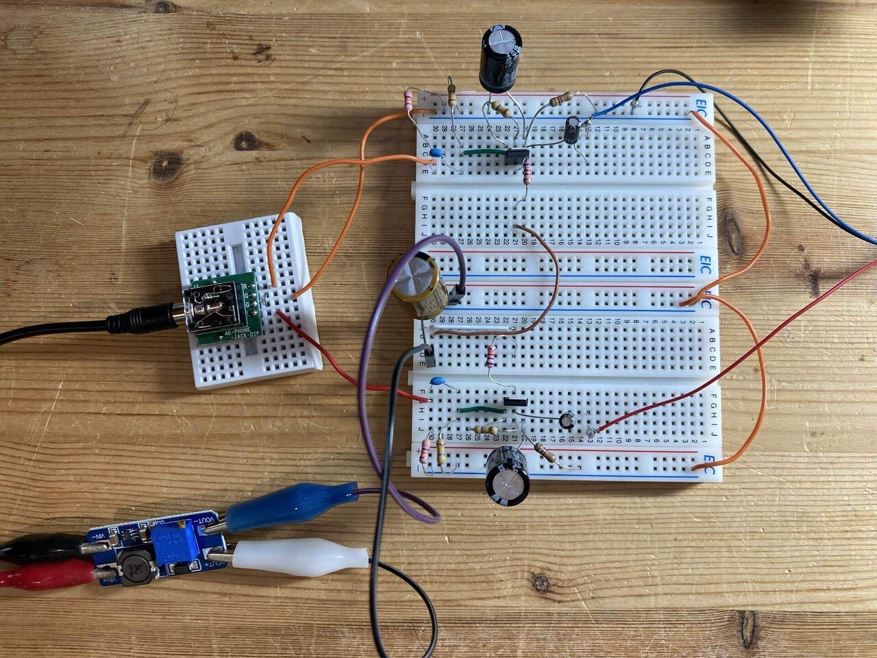 ポータブルな真空管アンプ構想:MOSFETを使ったプリアンプの作成