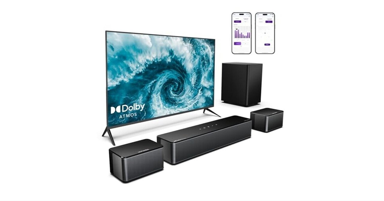 Dolby Atmos Poseidon D60 サウンドバーセット 最新版】ULTIMEA サウンドバー Poseidon D60は本当に買い