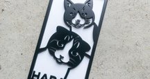 Cat's工房　キャットステップ三日月型小 2個口セット インテリアとしてもインパクト抜群！三日月型のかわいすぎる猫