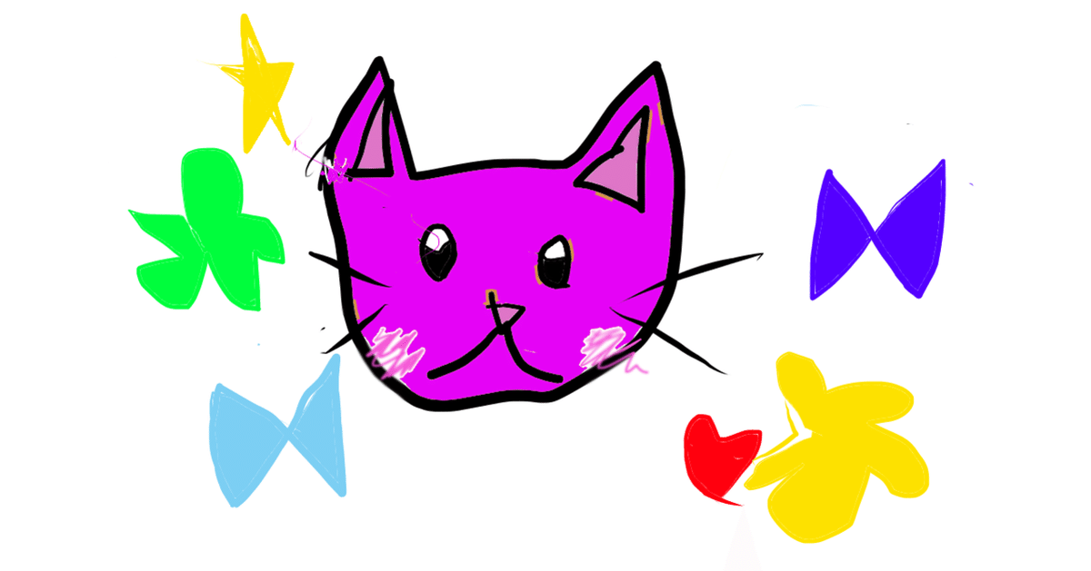 油絵 専用 カラフルおしゃれ猫三姉妹 （猫だらけ♡猫好きさんに