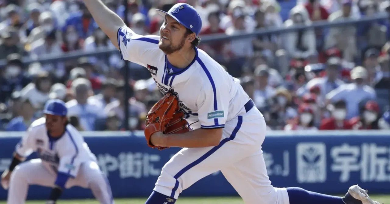 横浜DeNAベイスターズ 交流戦2025 ホームユニフォーム　トレバー・バウアー 2025年シーズン 選手契約について】 トレバー・ #バウアー 選手と2025