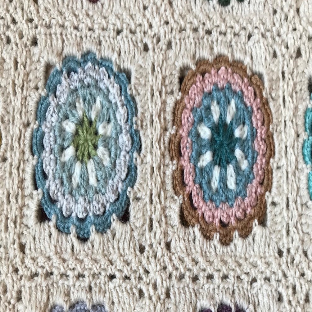 オレンジモチーフ 編み図｜nanamotif