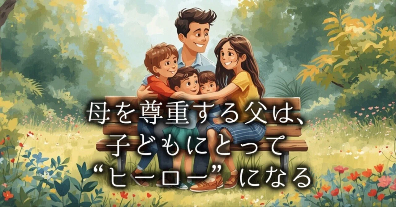 父親が本当に尊敬されるたった一つの条件 ―“母を大切にする父”が子どもの心を掴む心理学｜恋愛・結婚・子育て・人生のリスタート相談室