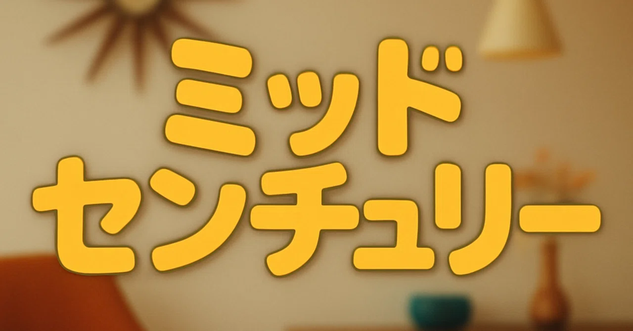最初はジャパンディだった私たちが、ミッドセンチュリーに恋した理由
