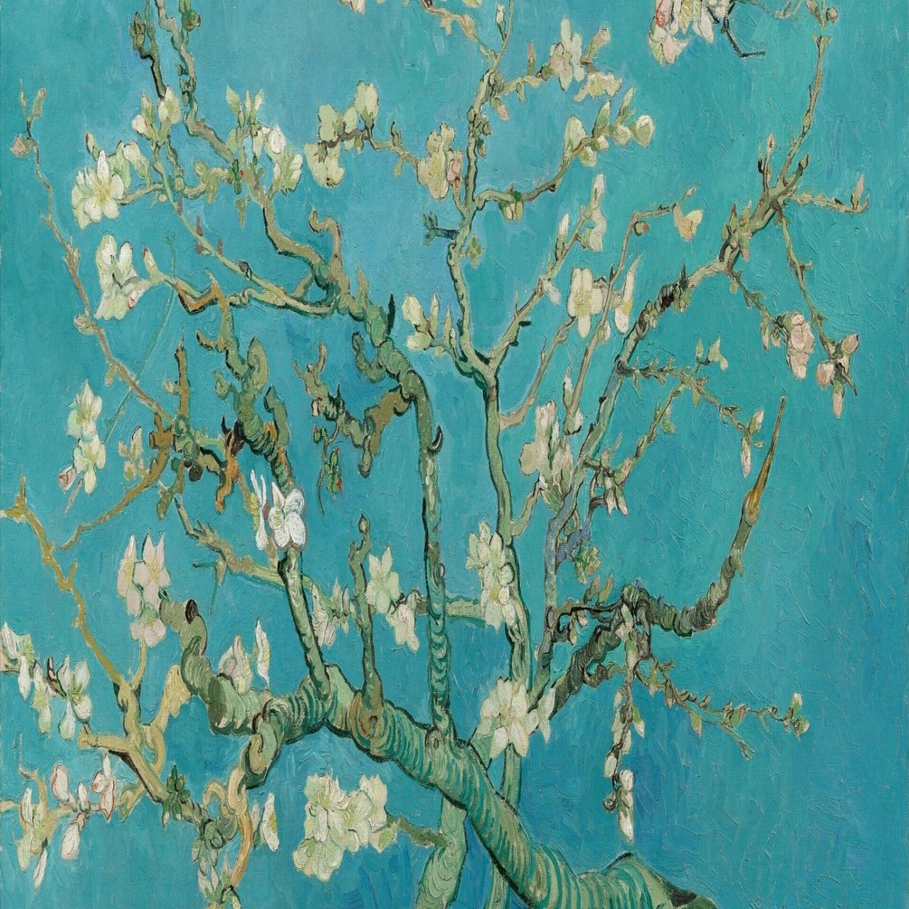 闇の底で灯した、たった一つの希望の光。ゴッホ《アーモンドの花咲く枝