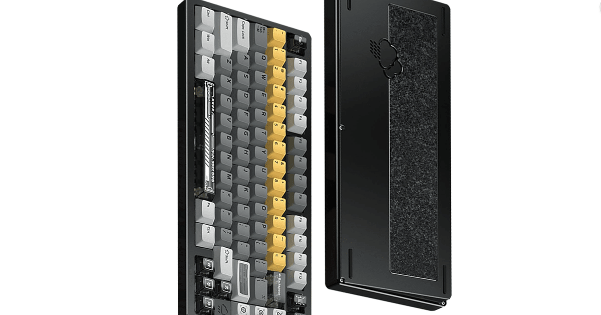 新品 WOBKEY Rainy 75 Lite系 ブラック ワイヤレスキーボード Amazon | 【WOBKEY Rainy 75キーボード】雨音のような打鍵音