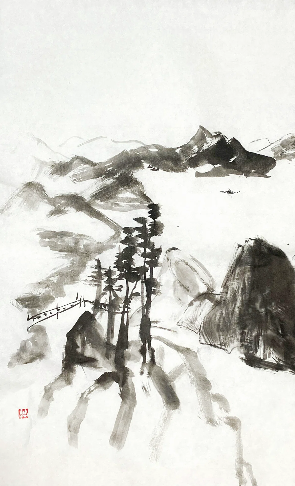 山水画｜西川明美