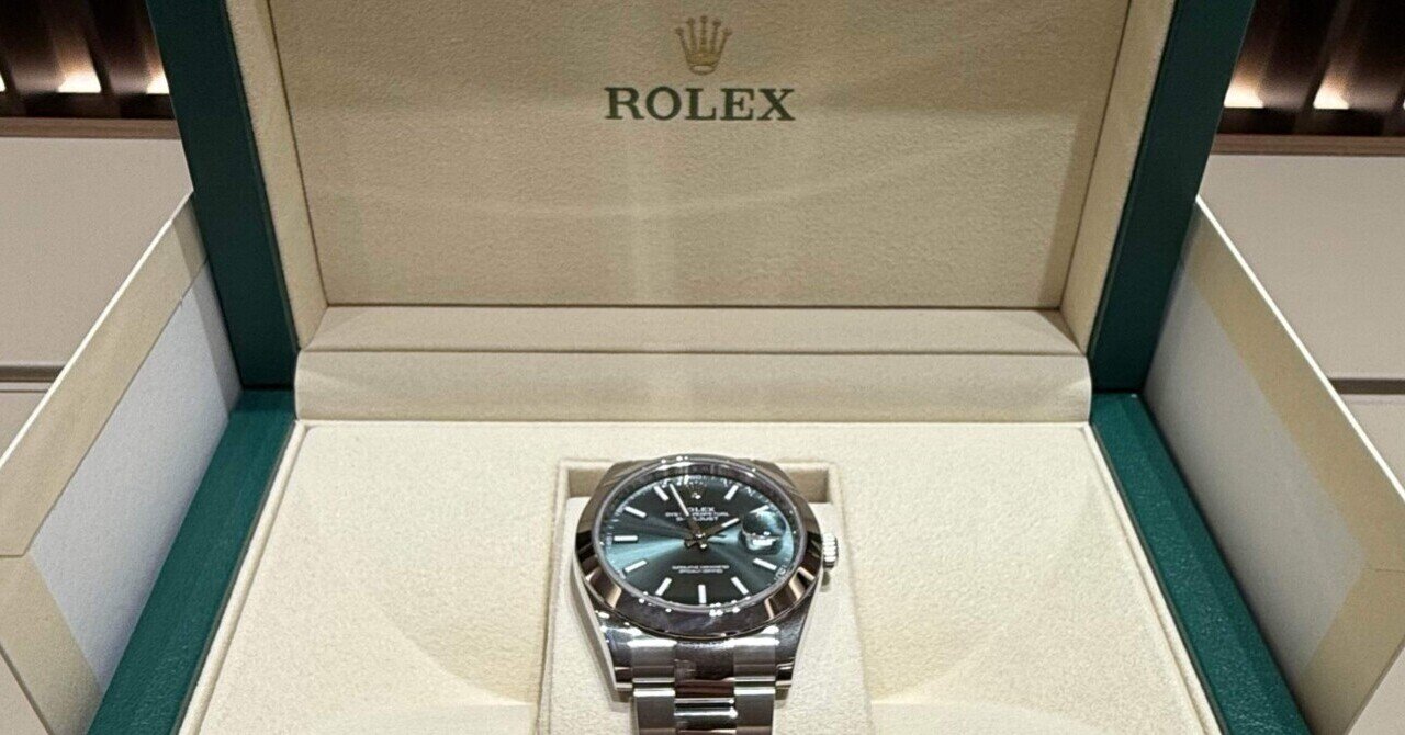 購入記】ロレックス デイトジャスト41 ミントグリーン｜初ロレックスで