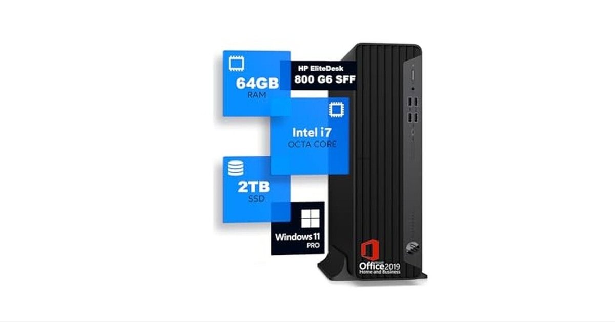 HP EliteDesk 800 G6 SFF i7第10世代デスクトップPC 整備済み品】 HP EliteDesk 800 G6 SFF Intel 第十世代Core i7を