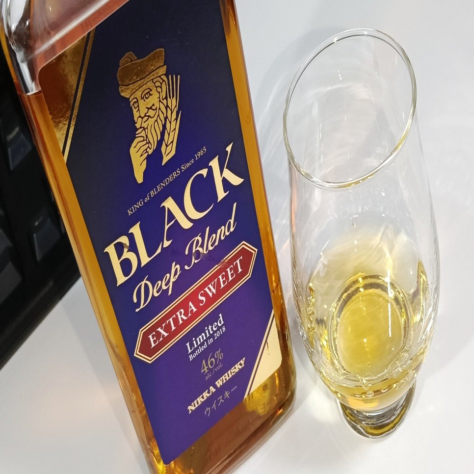 本日の酒『ブラックニッカ ディープブレンド エクストラスイート