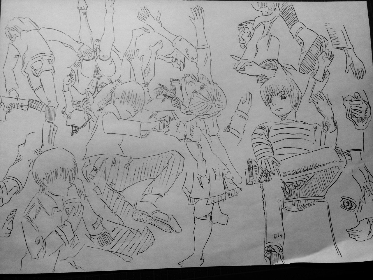 丸ペンつかって一発描き模写してました コピー用紙でも工作マット敷けばつけペン使用してもある程度は耐えてくれるんですね はやレ Note 丸ペンつかって一発描き模写してました コピー用紙でも工作マット敷けばつけペン使用してもある程度は耐えてくれるんですね はやレ Note